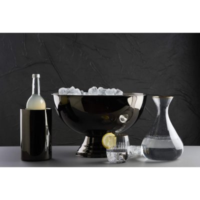 Champagnerkühler Gun Metal 10 Liter