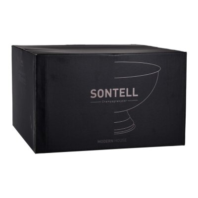 Champagnerkühler Gun Metal 10 Liter